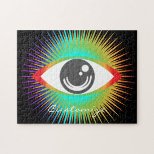 Cute All-seeing Alien Eye Thunder_Cove Jigsaw Puzzle