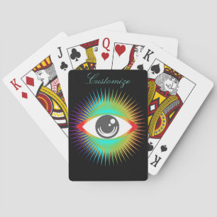 Cute All-seeing Alien Eye Thunder_Cove Playing Cards