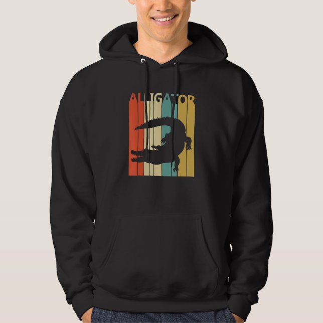 Cute Alligator Animal Hoodie (Front)
