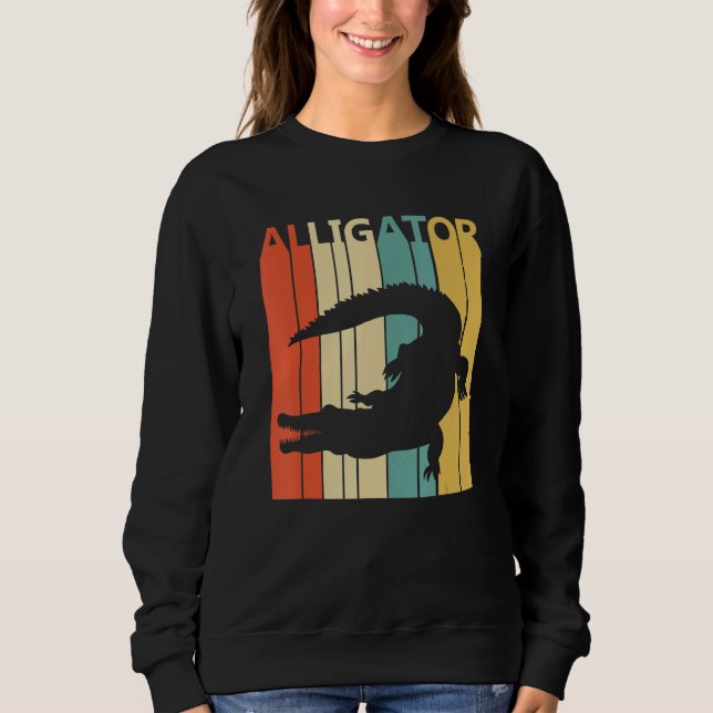 Cute Alligator Animal Sweatshirt (Front)