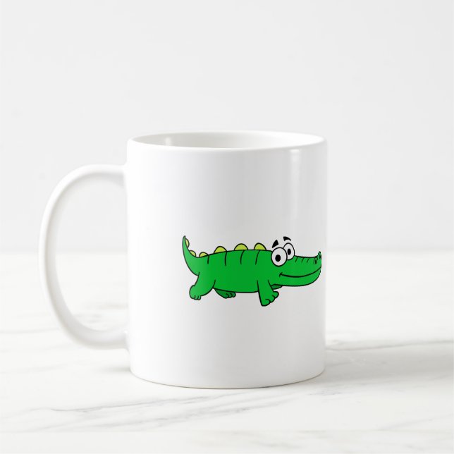 Cute Alligator Coffee Mug (Left)