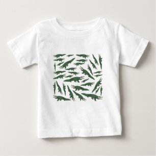 Cute Alligator Crocodile Pattern Baby T-Shirt