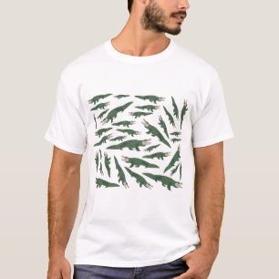Cute Alligator Crocodile Pattern Gator T-Shirt