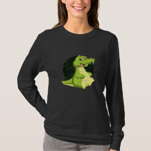 Cute Alligator Reptiles Zoo Animals Ponds Crocodil T-Shirt