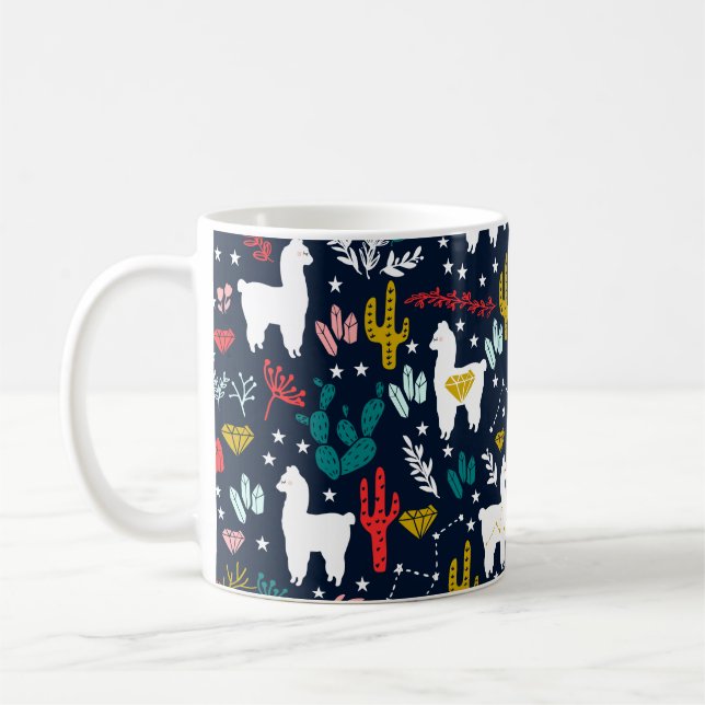 Cute Alpaca Coffee Mug (Left)