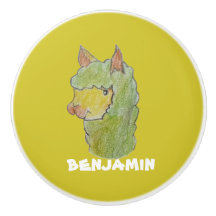 Cute alpaca face art