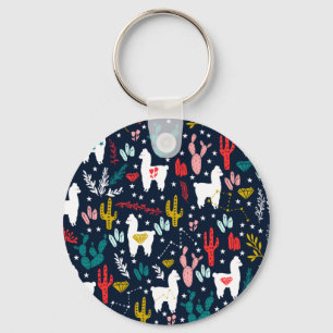 Cute Alpaca Key Ring