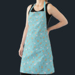 Cute Alpaca Llama Cactus Pattern Apron<br><div class="desc">Cute South America's llamas and cacti pattern.  | © and ® Bigstock® - All Rights Reserved.</div>