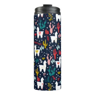 Cute Alpaca Thermal Tumbler
