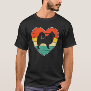 Cute American Eskimo Dog Lover Valentine's Day Dog T-Shirt