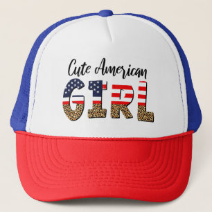 Cute American Girl Trucker Hat