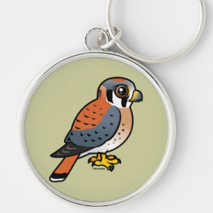 Cute American Kestrel Key Ring