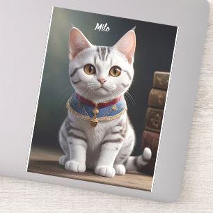 Cute American Shorthair Kitten with big Eyes