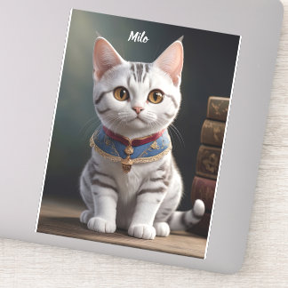 Cute American Shorthair Kitten with big Eyes