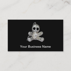 Cute Amigurumi Voodoo Doll Business Card