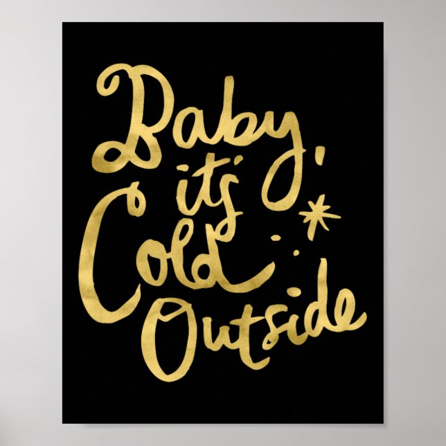 Cute &amp; Funny Christmas Ba  Poster (Front)