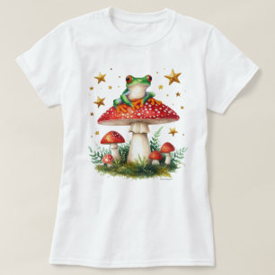Cute Amphibian Frog Graphic T-Shirt 