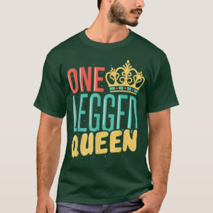 Cute Amputated Leg Amputees One Legged Queen Leg A T-Shirt