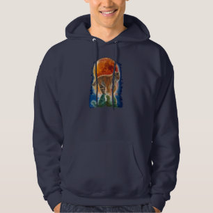 Cute Amur Tiger Cub Fantasy Art Wildlife Hoodie