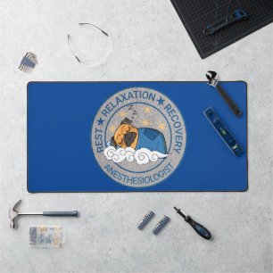 Cute Anaesthesia / CRNA Rest Relax Recovery Desk Mat