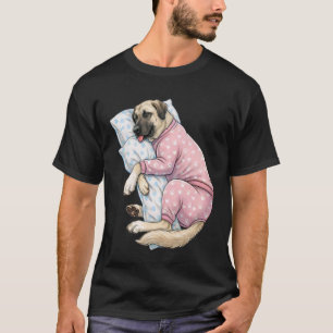 Cute Anatolian Shepherd Dog Sleeping in Pajamas Be T-Shirt