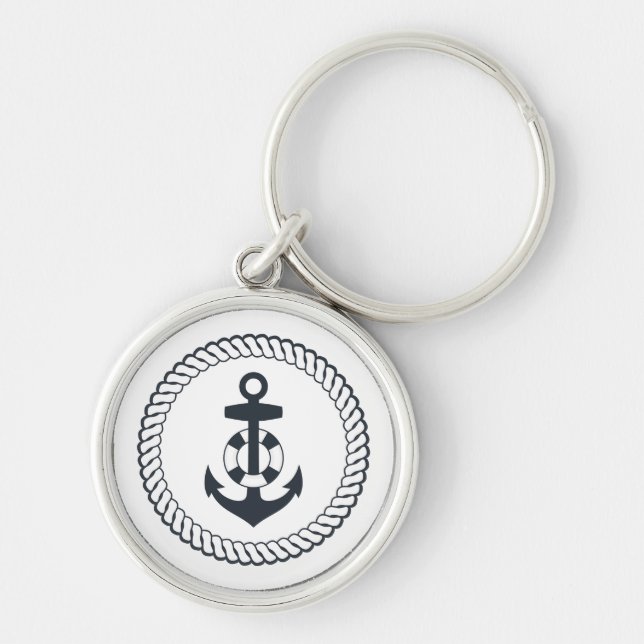 Cute Anchor Key Ring (Front)