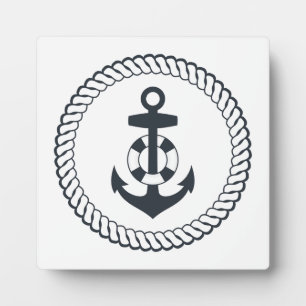 Cute Anchor Plaque