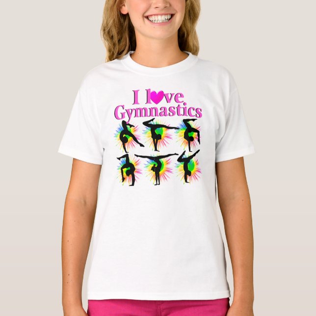 CUTE AND ADORABLE GYMNAST T-Shirt (Front)