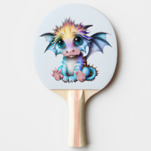 Cute and Adorable Kawaii Baby Dragon Ping Pong Paddle