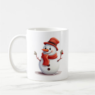 Cute and Adorable Snowman Coffee Mug
