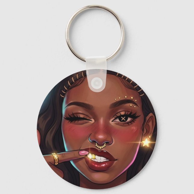 Cute and aesthetic keychain  (Front)