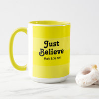 Cute and Bright Believe in Miracles Yellow