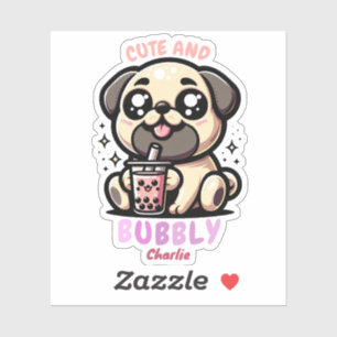 Cute And Bubbly Pug Animal Lover Gift