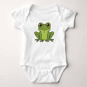 Cute and Charming Frog Baby Bodysuit
