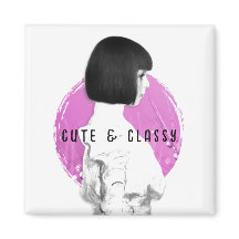 Cute and Classy Girl Pink and Black