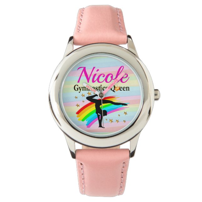 CUTE AND COLORFUL GYMNASTICS DESIGN WATCH (Front)