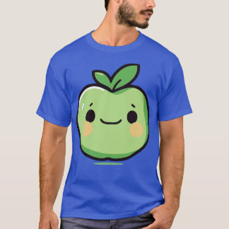 Cute and Colourful Apple Tshirt Design toon Style 