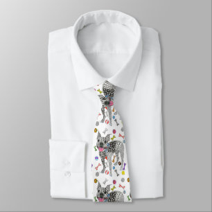 Cute and Colourful Boston Terrier Tie