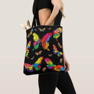 Cute and Colourful Butterflies Tote Bag