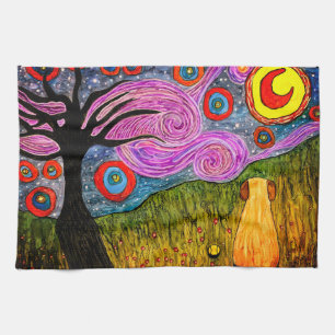 Cute and Colourful Dog Kitchen Towel