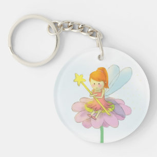 Cute and Colourful Fairy Key Ring