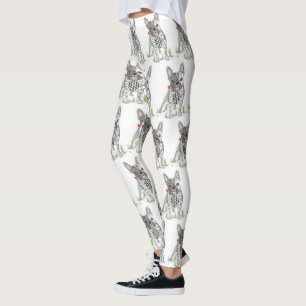 Cute and Colourful French Bulldog Leggings