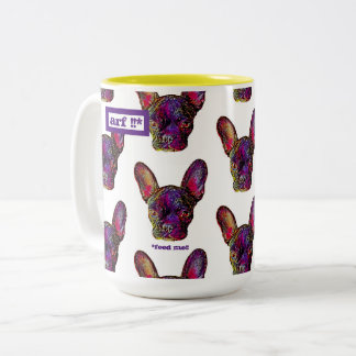 Cute and Colourful Frenchie Coffee Mug