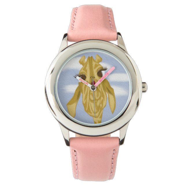 Cute And Colourful Giraffe Watch (Front)