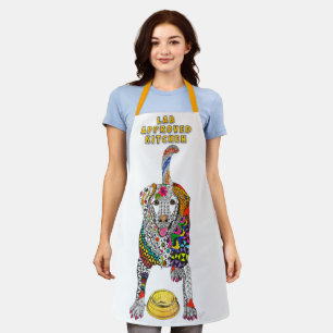 Cute and Colourful Labrador Retriever Apron