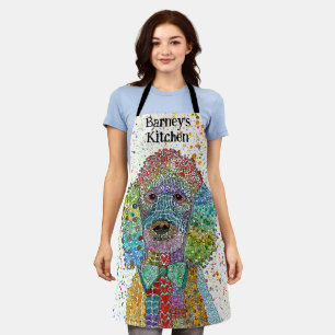 Cute and Colourful Poodle Goldendoodle Apron