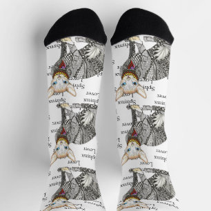 Cute and Colourful Sphynx Lover Socks 