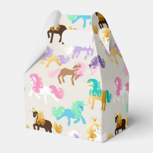 Cute and Colourful Unicorn Birthday Favour Box