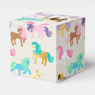 Cute and Colourful Unicorn Birthday Favour Box