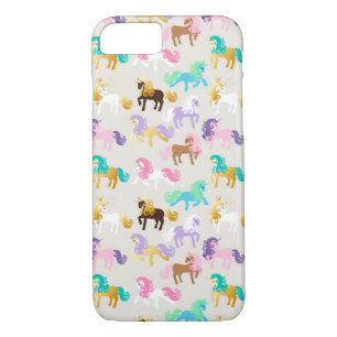 Cute and Colourful Unicorn Pattern iPhone 8/7 Case